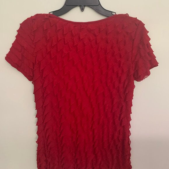 Lavish Women's Blouse S/L Like New - Picture 7 of 8